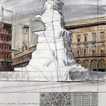 Christo Wrapped Monument to Vittorio Emanuele