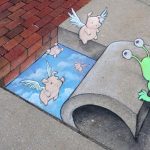 david zinn chalk art