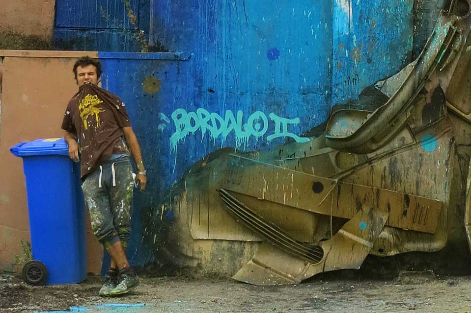 Bordalo II waste art