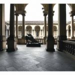 Pinacoteca di Brera white in the city